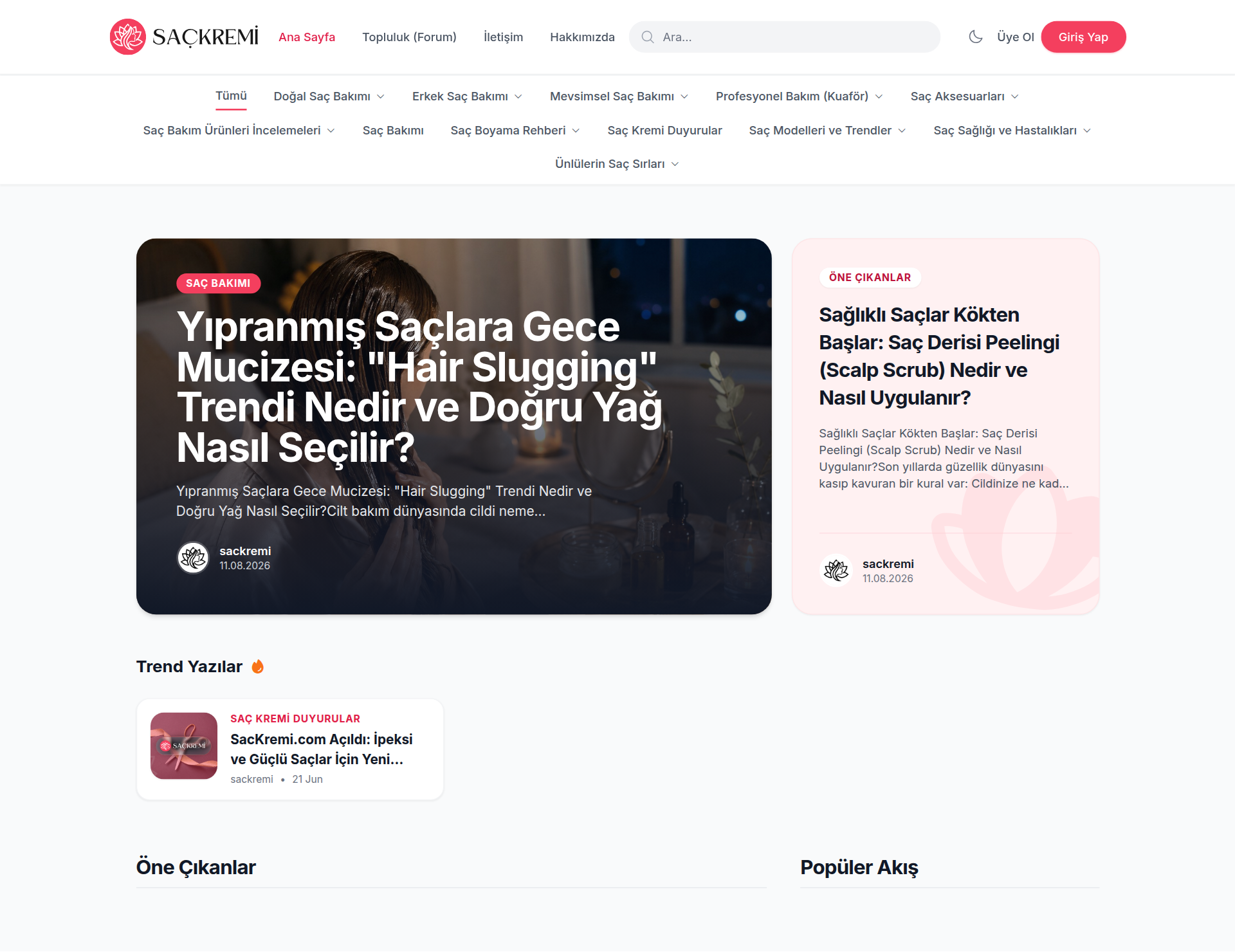 Saç Kremi